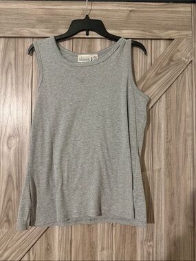 Basic Editions Heather Gray Sleeveless Tank Top